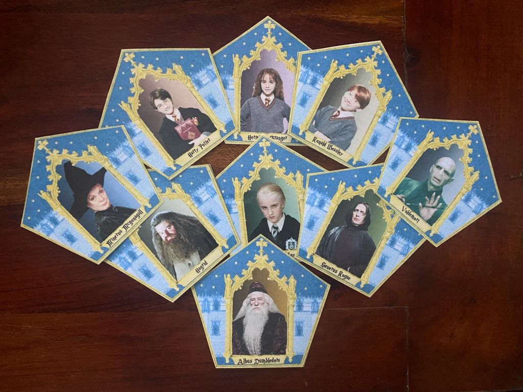 Cartes Chocogrenouilles Harry Potter – La trousse bleue